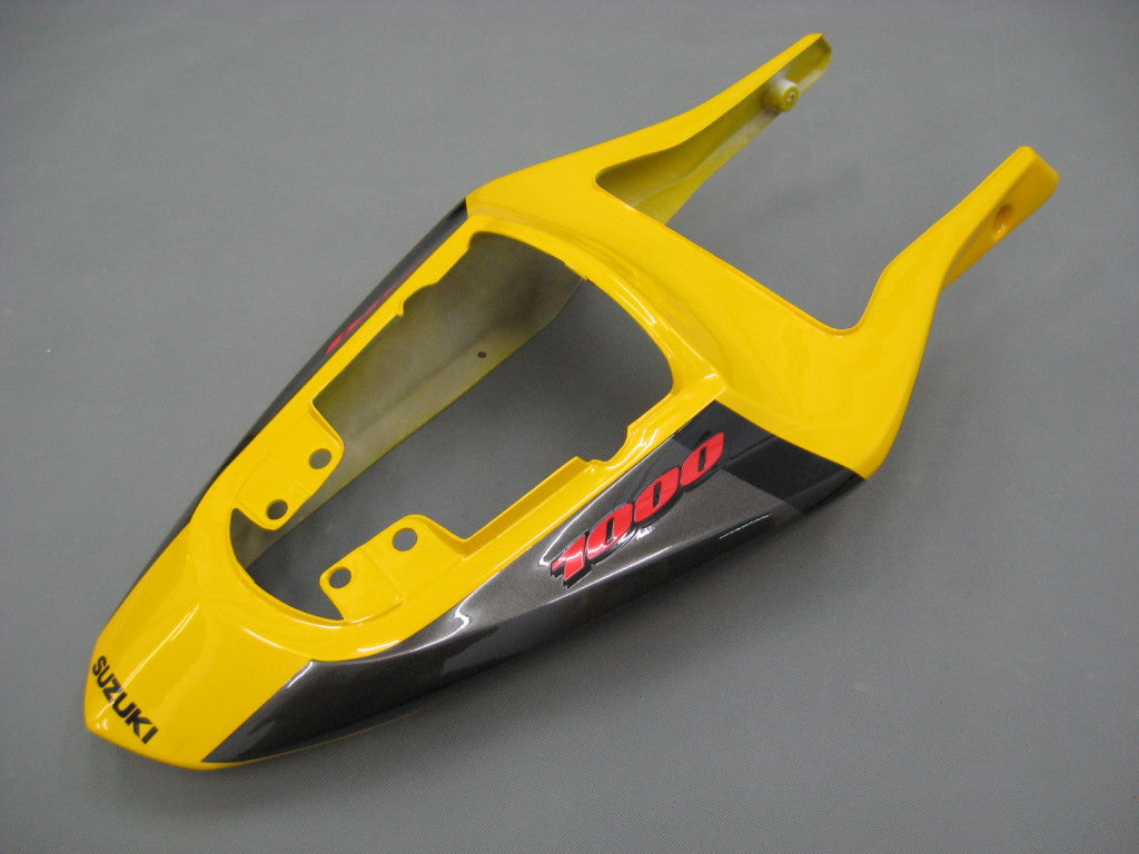 Amotopart Carénages 2003-2004 Suzuki GSXR 1000 Jaune &amp; Noir GSXR Generic