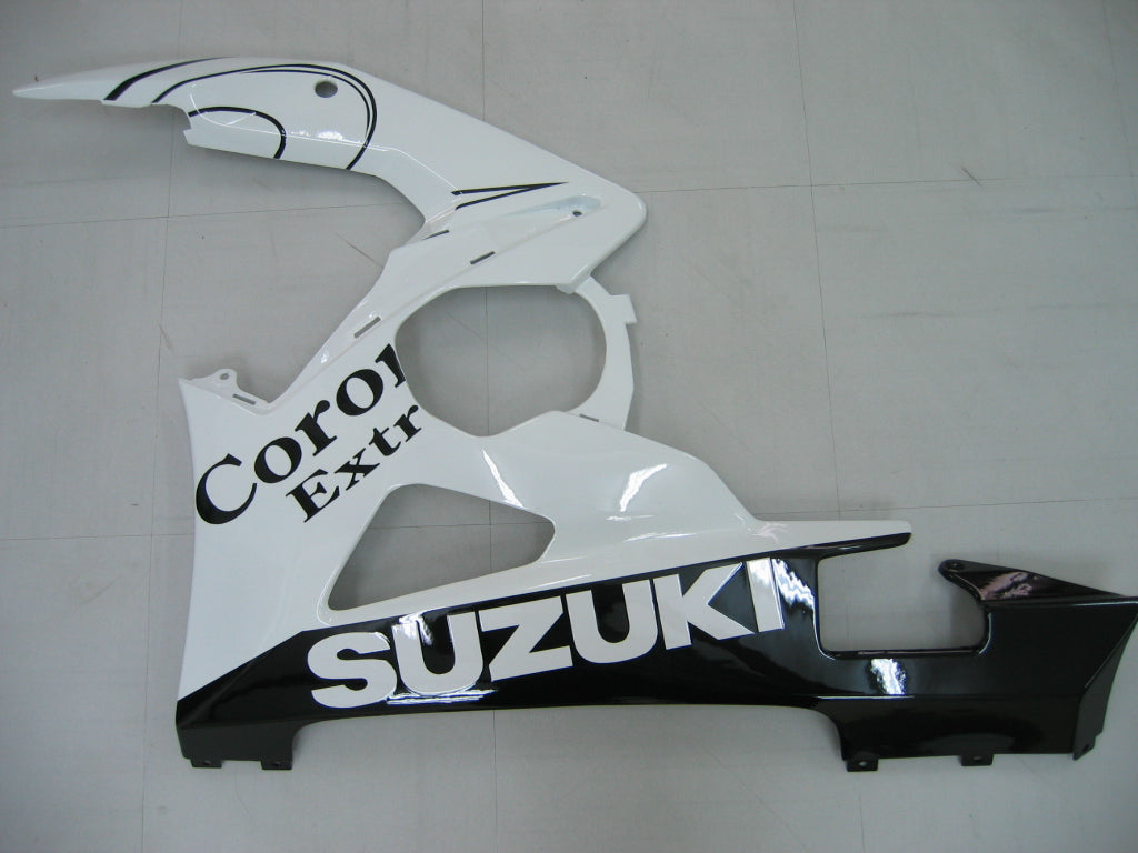 Carénages Amotopart 2005-2006 Suzuki GSXR 1000 Blanc Noir Alstare Generic
