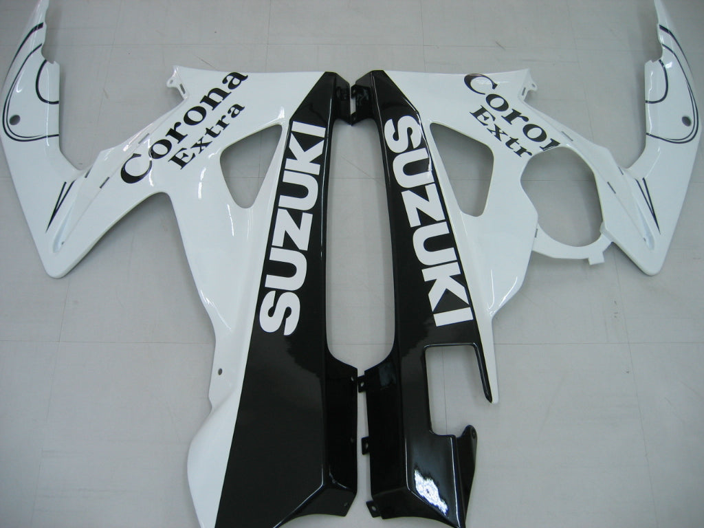 Amotopart Carenados 2005-2006 Suzuki GSXR 1000 Blanco Negro Alstare Genérico