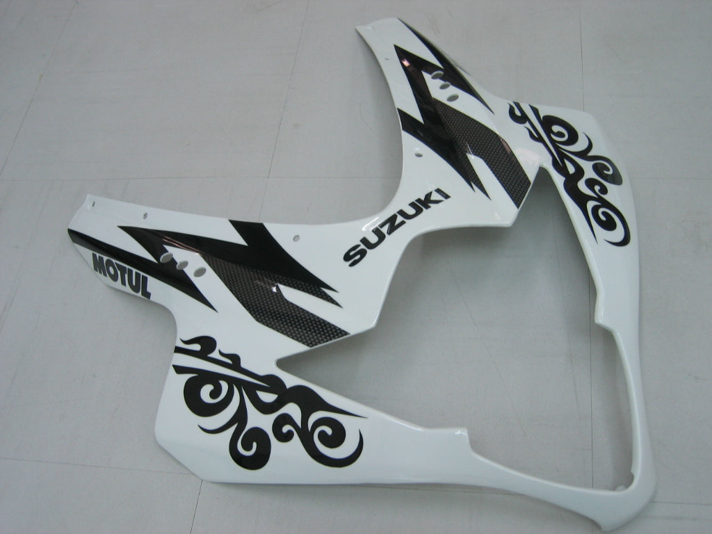 Amotopart Carenados 2005-2006 Suzuki GSXR 1000 Blanco Negro Alstare Genérico