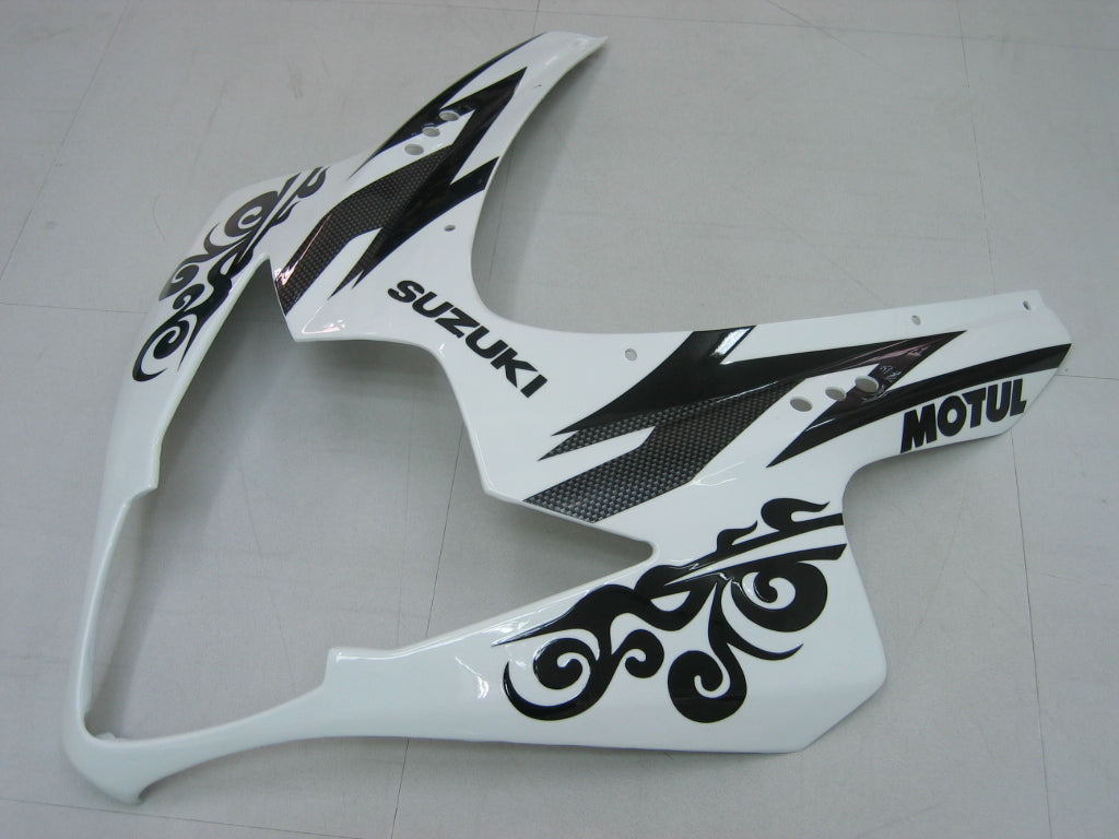 Amotopart Carenados 2005-2006 Suzuki GSXR 1000 Blanco Negro Alstare Genérico