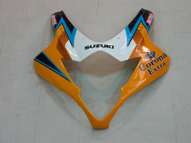 Amotopart Carenados 2005-2006 Suzuki GSXR 1000 Azul Amarillo Alstare Corona Genérico