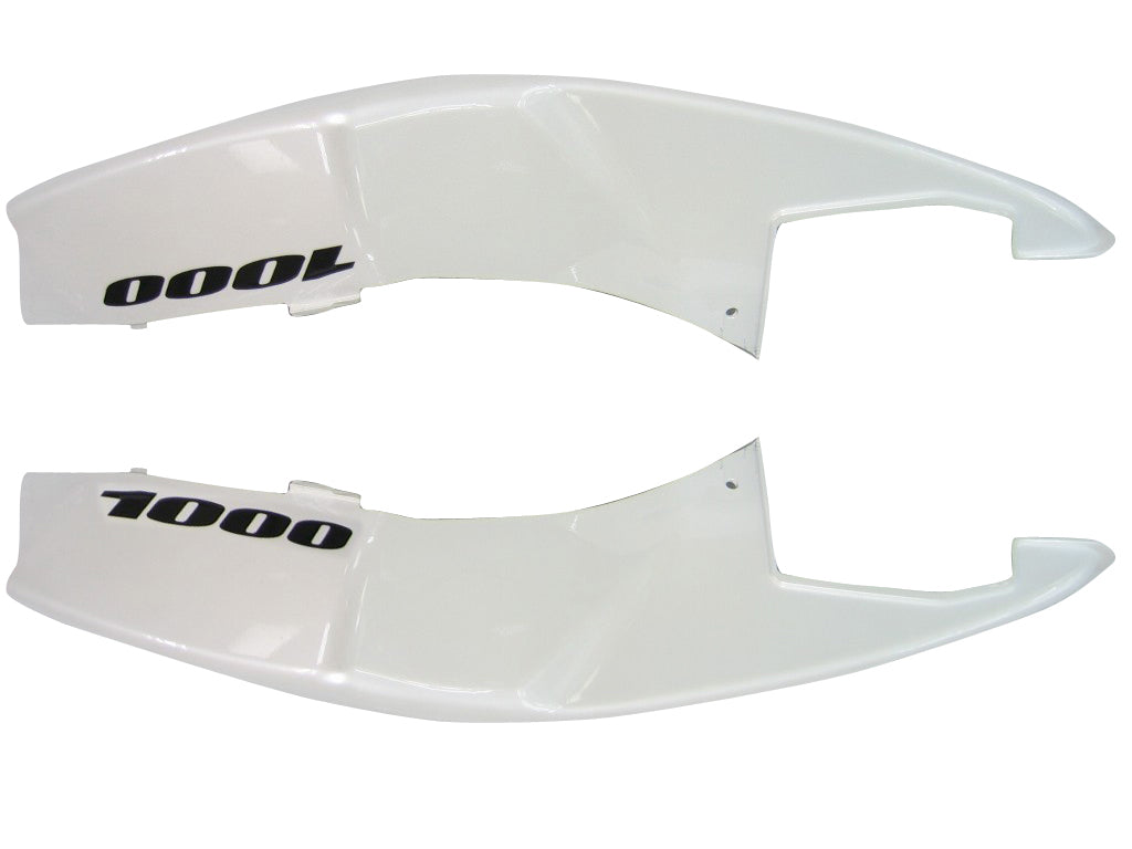 Amotopart Carénages 2005-2006 Suzuki GSXR 1000 Blanc &amp; Noir GSXR Generic