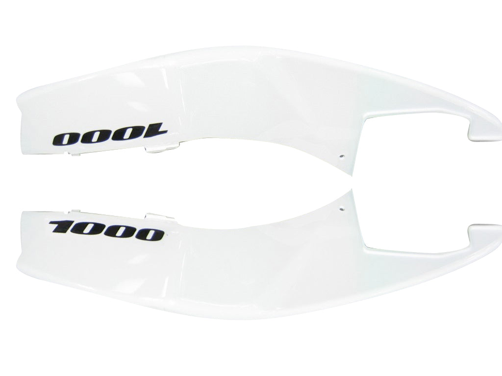 Amotopart Carénages 2005-2006 Suzuki GSXR 1000 Blanc &amp; Noir Jordan Generic