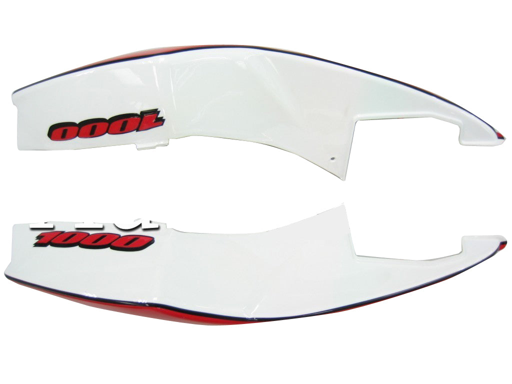 Carénages Amotopart 2005-2006 Suzuki GSXR 1000 Blanc &amp; Rouge Jordan Generic