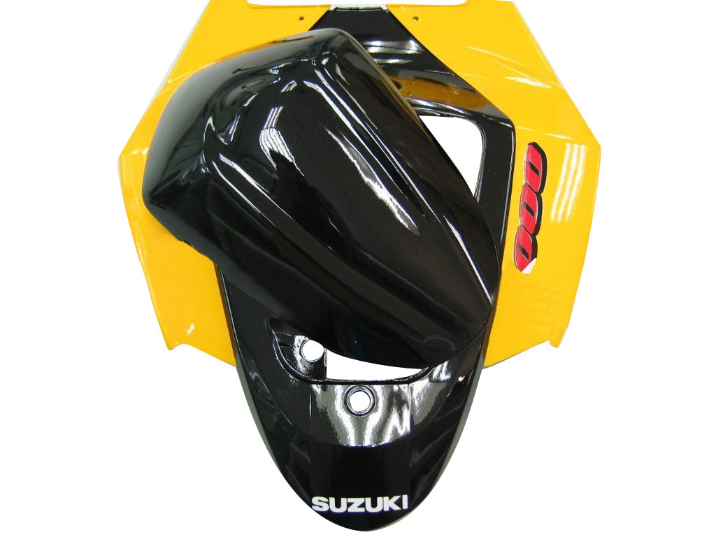 Carenados Amotopart 2005-2006 Suzuki GSXR 1000 Amarillo y Negro GSXR Genérico