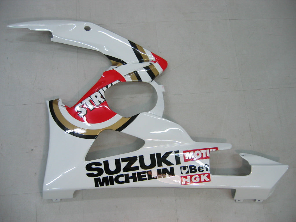 Amotopart Carénages 2005-2006 Suzuki GSXR 1000 Blanc &amp; Rouge Lucky Strike Generic