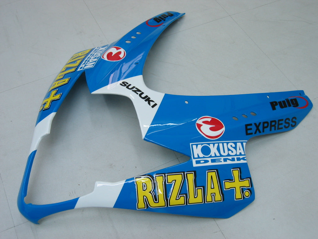 Carénages Amotopart 2005-2006 Suzuki GSXR 1000 Bleu Rizla Generic