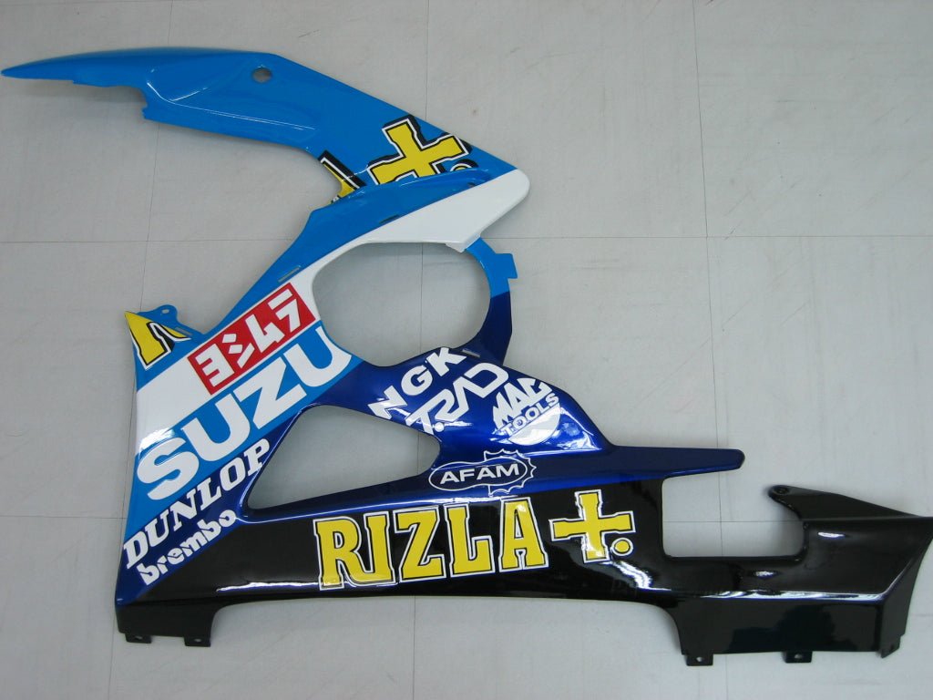 Carénages Amotopart 2005-2006 Suzuki GSXR 1000 Bleu Rizla Generic