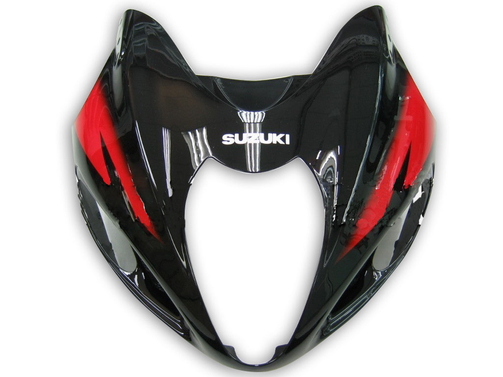 Amotopart Carenados 1999-2007 Suzuki GSX1300 Hayabusa Negro y Rojo Hayabusa Genérico