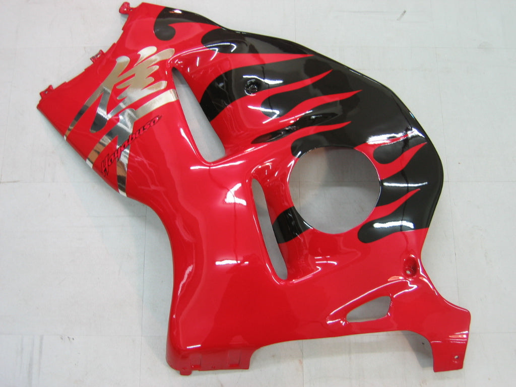 Amotopart Carenados 1999-2007 Suzuki GSX1300 Hayabusa Rojo y Negro Hayabusa Genérico