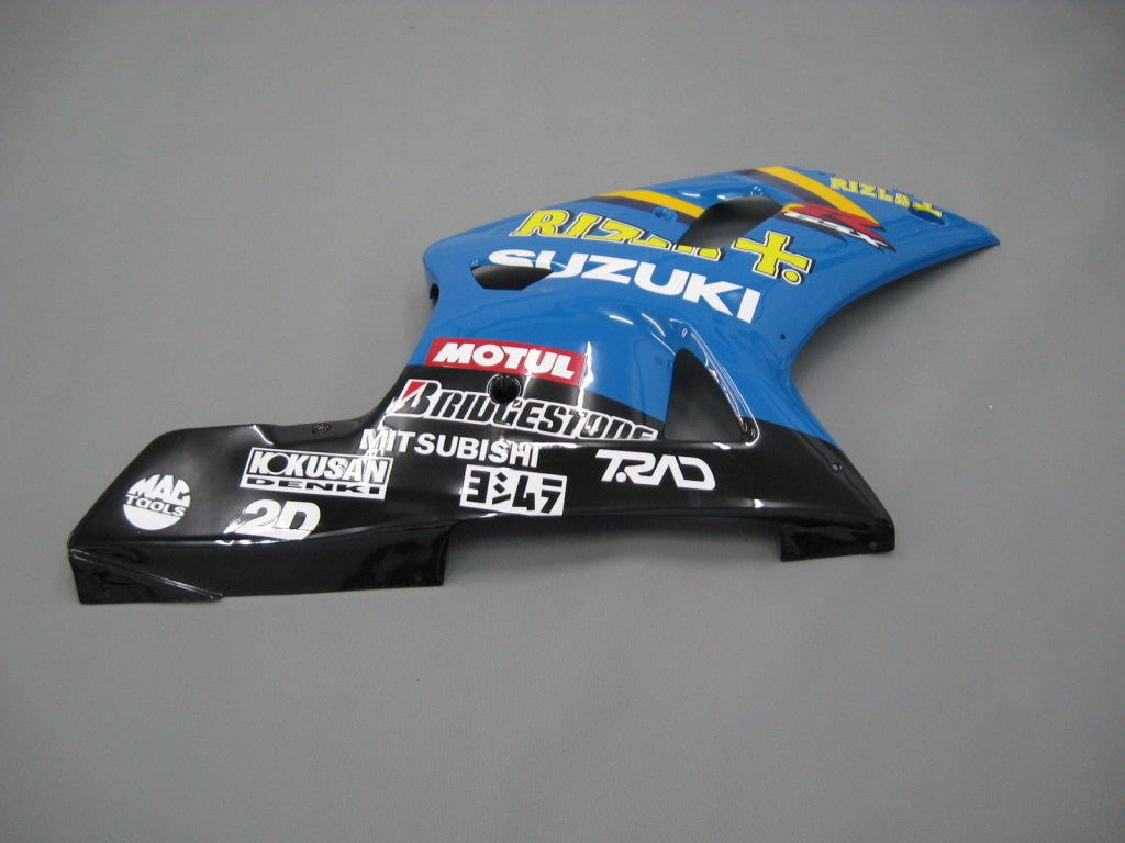 Carénages Amotopart 2001-2003 Suzuki GSXR 600 Bleu Noir Rizla GSXR Generic