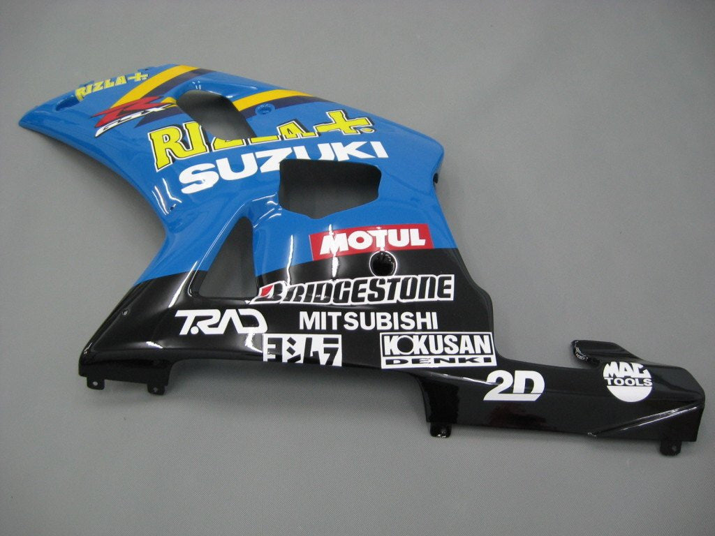 Carénages Amotopart 2001-2003 Suzuki GSXR 600 Bleu Noir Rizla GSXR Generic