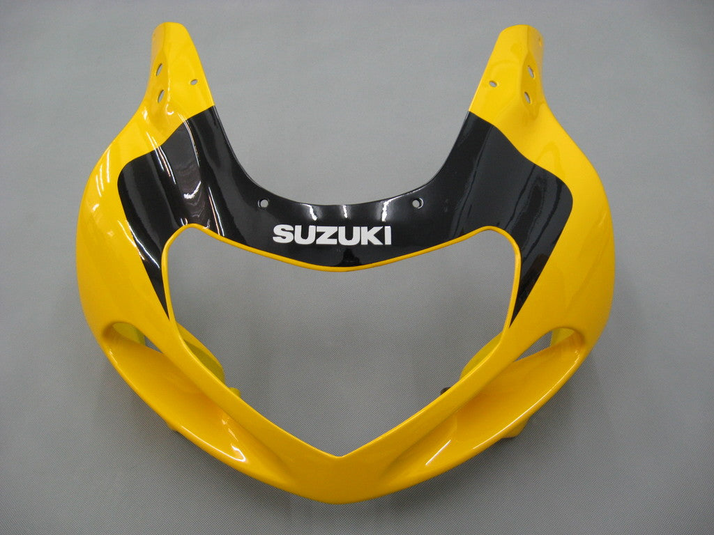 Carénages Amotopart 2001-2003 Suzuki GSXR 600 Jaune &amp; Argent GSXR Generic