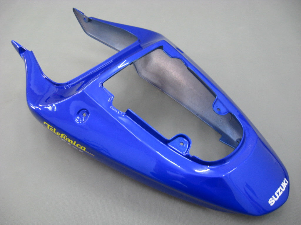 For GSXR600 2001-2003 Bodywork Fairing Blue ABS Injection Molded Plastics Set