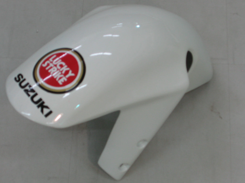 Amotopart Carénagesg 2001-2003 Suzuki GSXR 600 Blanc &amp; Rouge Lucky Strike Racin Generic