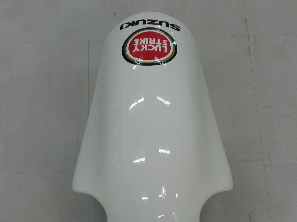 Amotopart Carénagesg 2001-2003 Suzuki GSXR 600 Blanc &amp; Rouge Lucky Strike Racin Generic