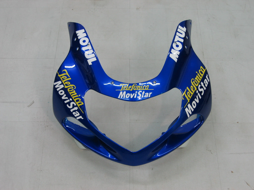 Carénages Amotopart 2001-2003 Suzuki GSXR 600 Bleu Movistar Suzuki Générique