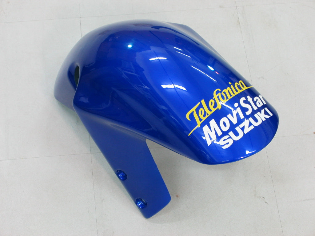 Carénages Amotopart 2001-2003 Suzuki GSXR 600 Bleu Movistar Suzuki Générique