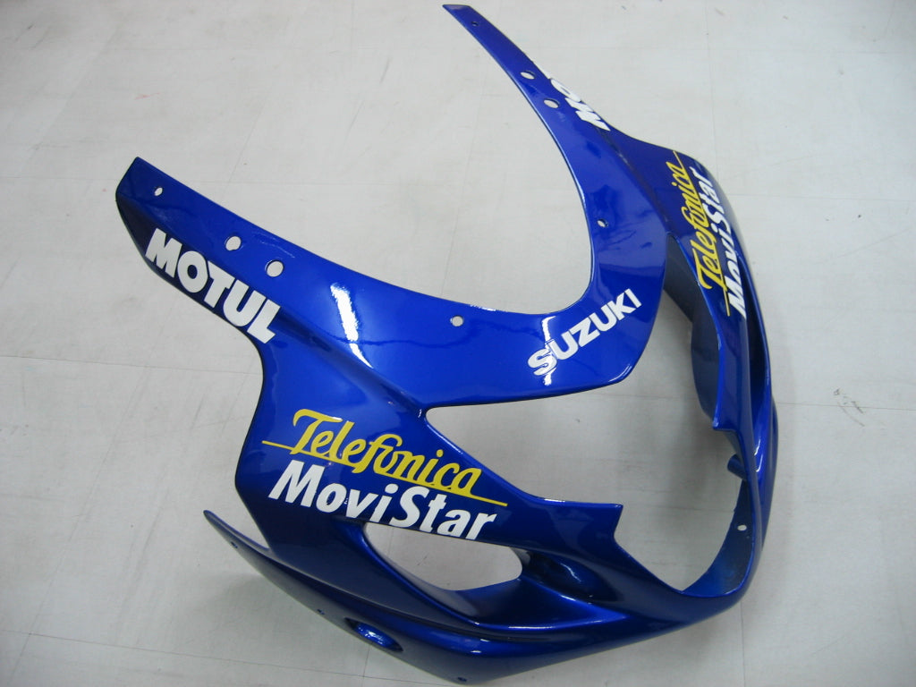 Carénages Amotopart 2004-2005 Suzuki GSXR 600 750 Bleu Movistar GSXR Generic