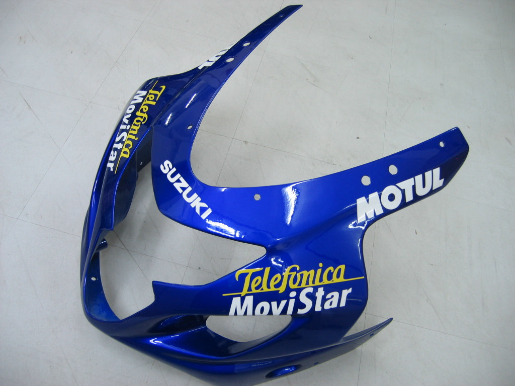 Carénages Amotopart 2004-2005 Suzuki GSXR 600 750 Bleu Movistar GSXR Generic