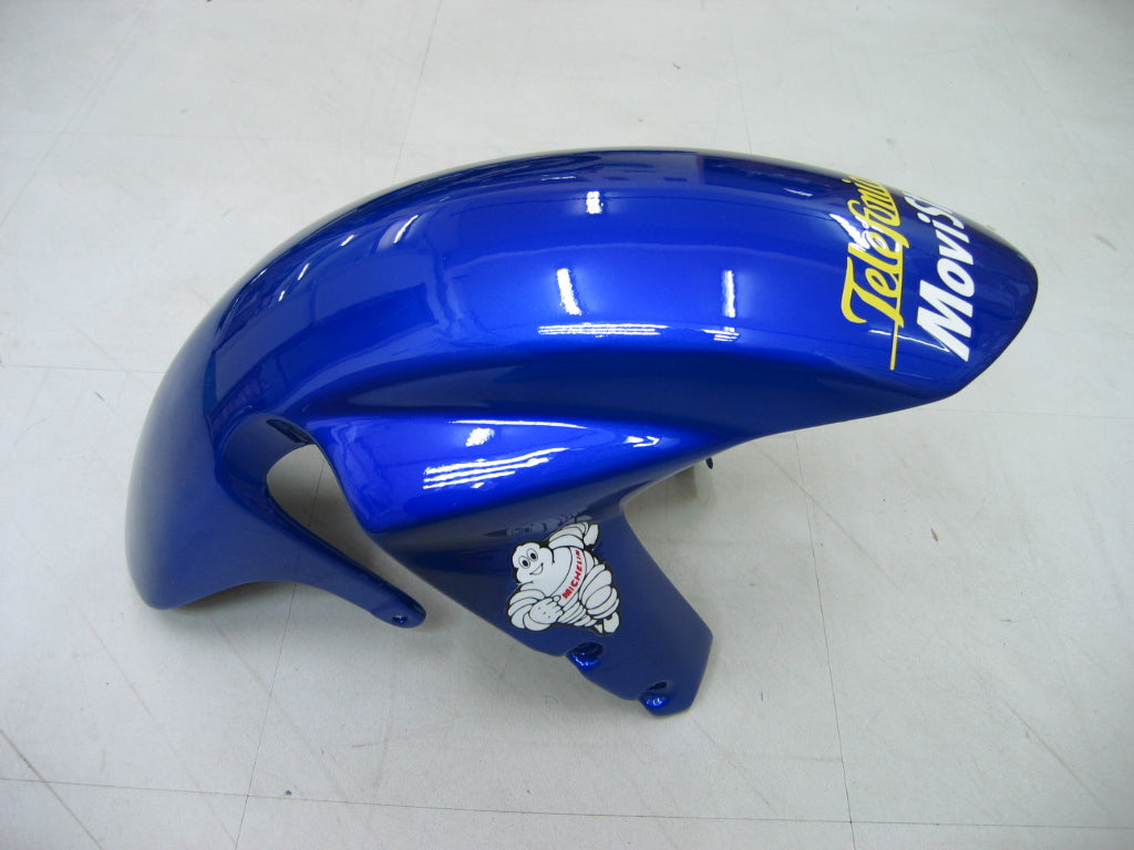 Carénages Amotopart 2004-2005 Suzuki GSXR 600 750 Bleu Movistar GSXR Generic