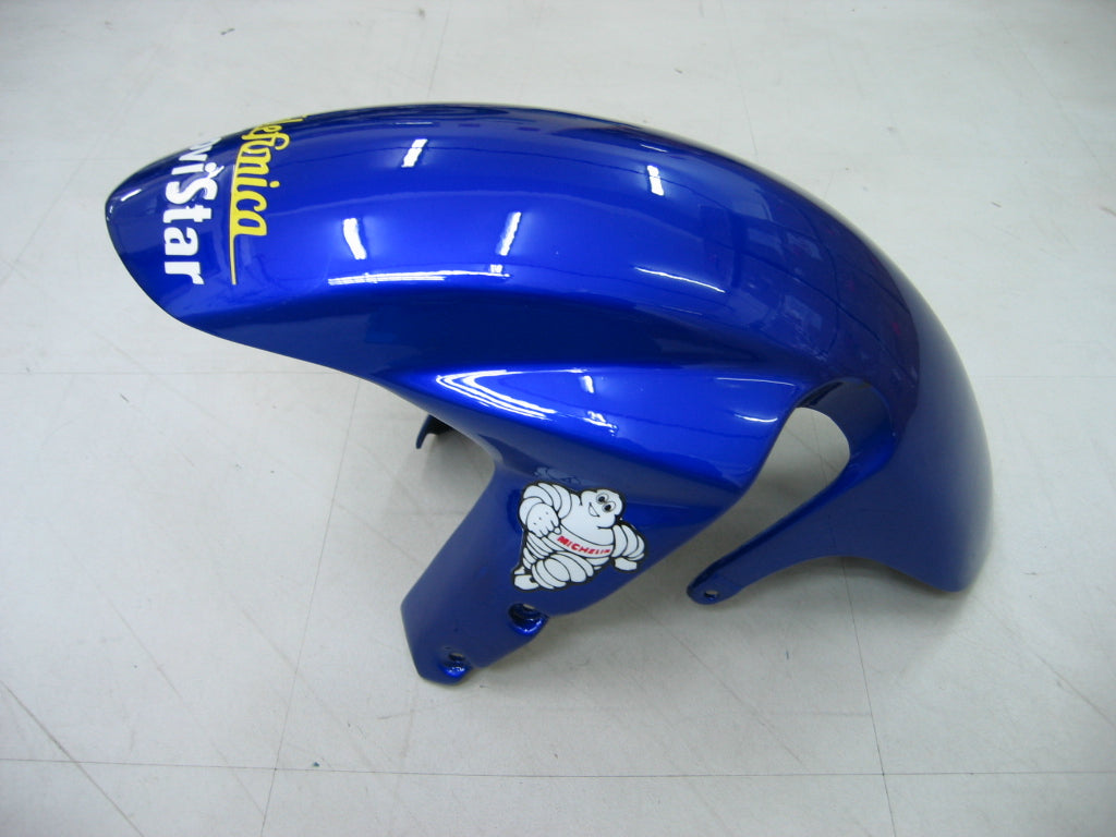 Carénages Amotopart 2004-2005 Suzuki GSXR 600 750 Bleu Movistar GSXR Generic