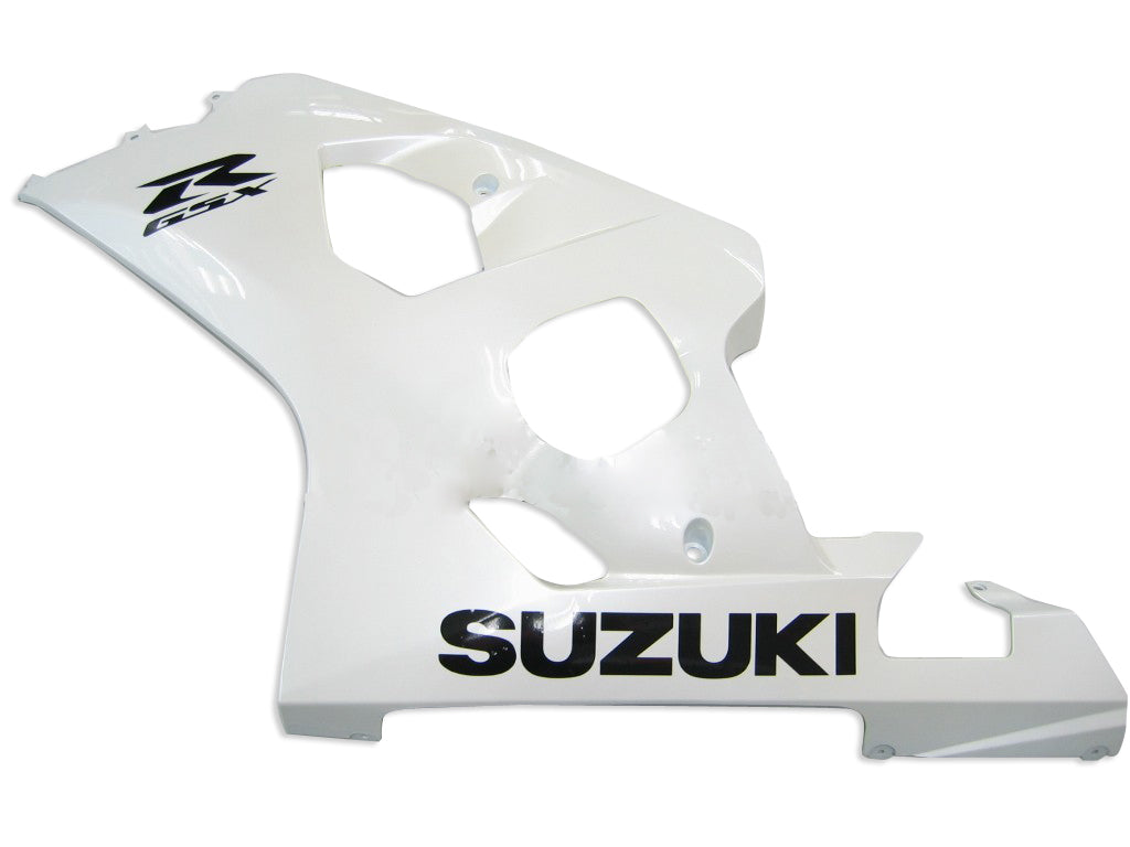 Carénages Amotopart 2004-2005 Suzuki GSXR 600 750 Blanc Métallisé GSXR Generic