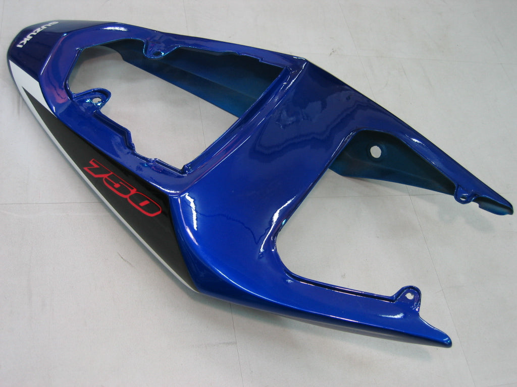 Carénages Amotopart 2004-2005 Suzuki GSXR 600 750 Bleu Noir Argent GSXR Generic