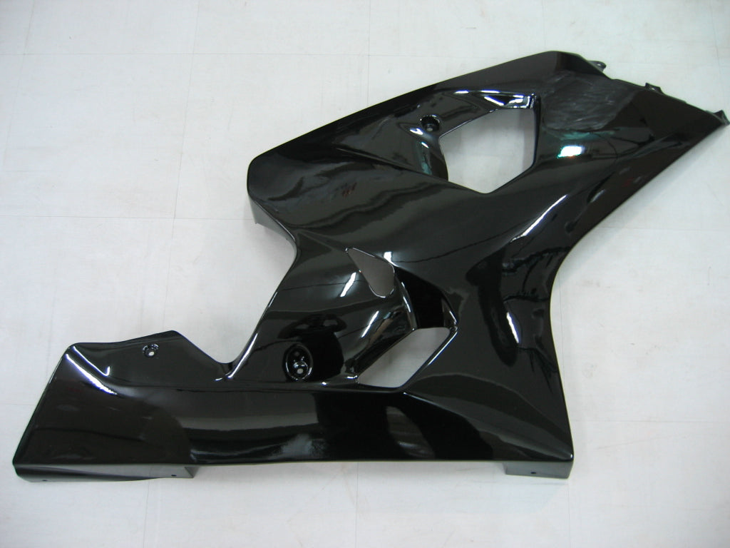 Carenados Amotopart 2004-2005 Suzuki GSXR 600 750 Todo Negro GSXR Genérico