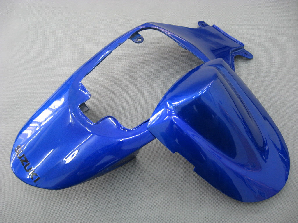 Amotopart Carénages 2006-2007 Suzuki GSXR 600 750 Bleu &amp; Noir GSXR Generic