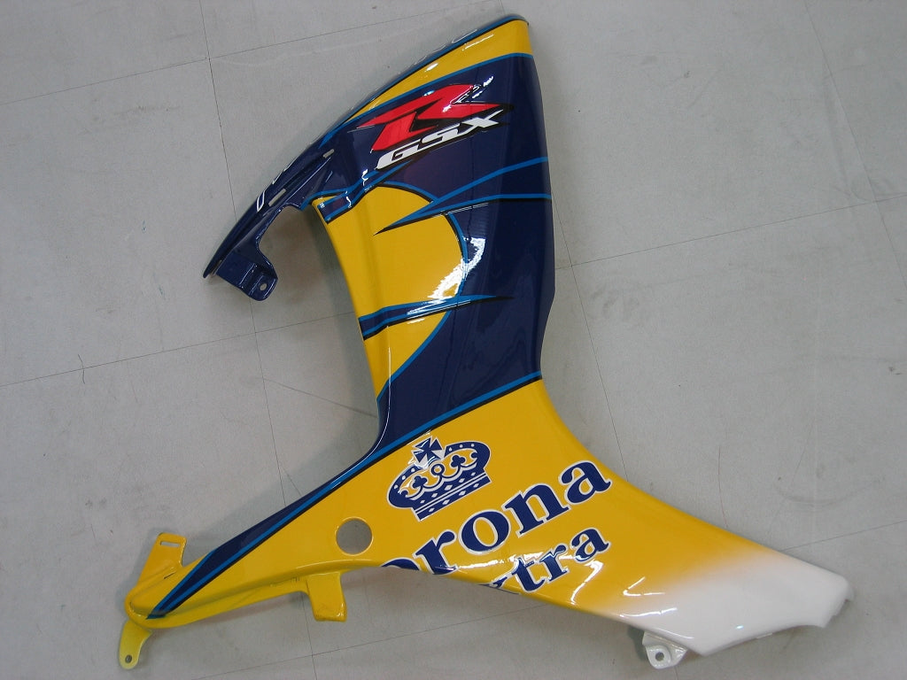 Carenados Amotopart 2006-2007 Suzuki GSXR 600 750 Amarillo Azul Corona GSXR Genérico