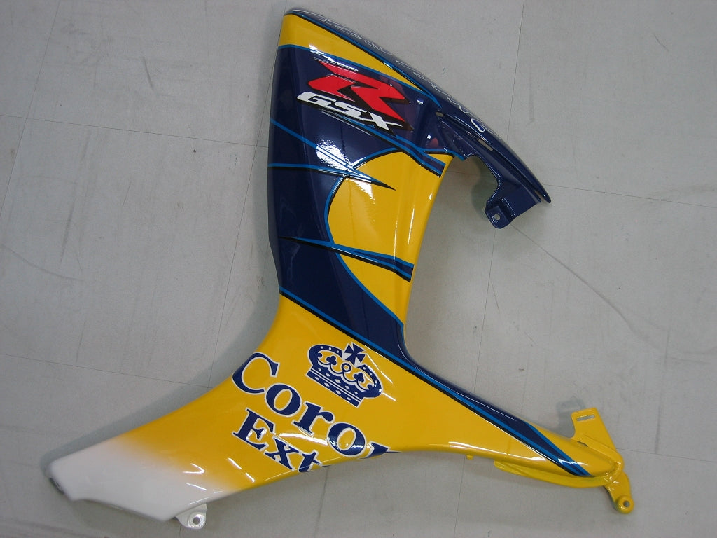 Carenados Amotopart 2006-2007 Suzuki GSXR 600 750 Amarillo Azul Corona GSXR Genérico