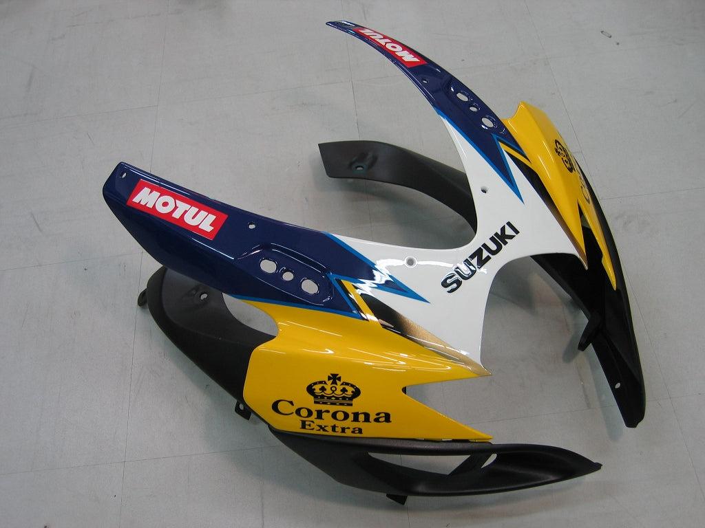 Carenados Amotopart 2006-2007 Suzuki GSXR 600 750 Amarillo Azul Corona GSXR Genérico