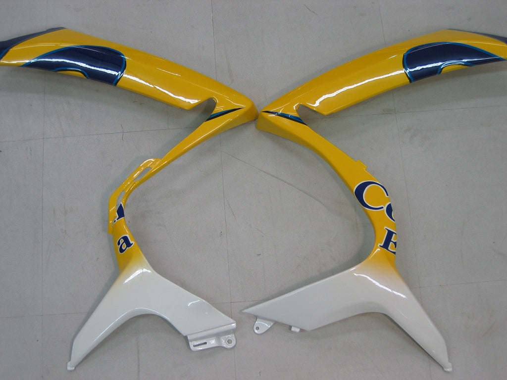 Carenados Amotopart 2006-2007 Suzuki GSXR 600 750 Amarillo Azul Corona GSXR Genérico