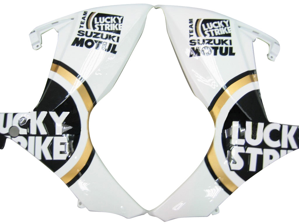 Carénages Amotopart 2006-2007 Suzuki GSXR 600 750 Blanc Noir Lucky Strike Generic