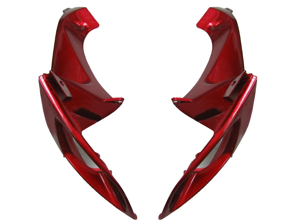 Carenados Amotopart 2006-2007 Suzuki GSXR 600 750 Rojo Plata Negro GSXR Genérico