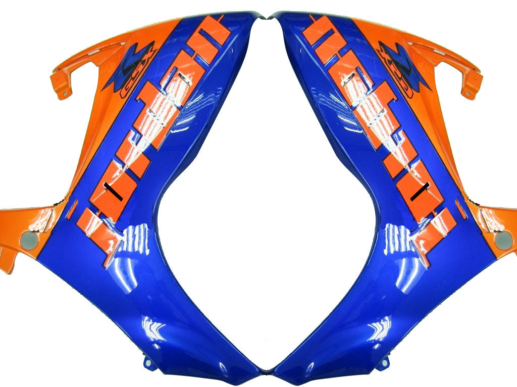 Carénages Amotopart 2006-2007 Suzuki GSXR 600 750 Orange &amp; Bleu Jordan Generic