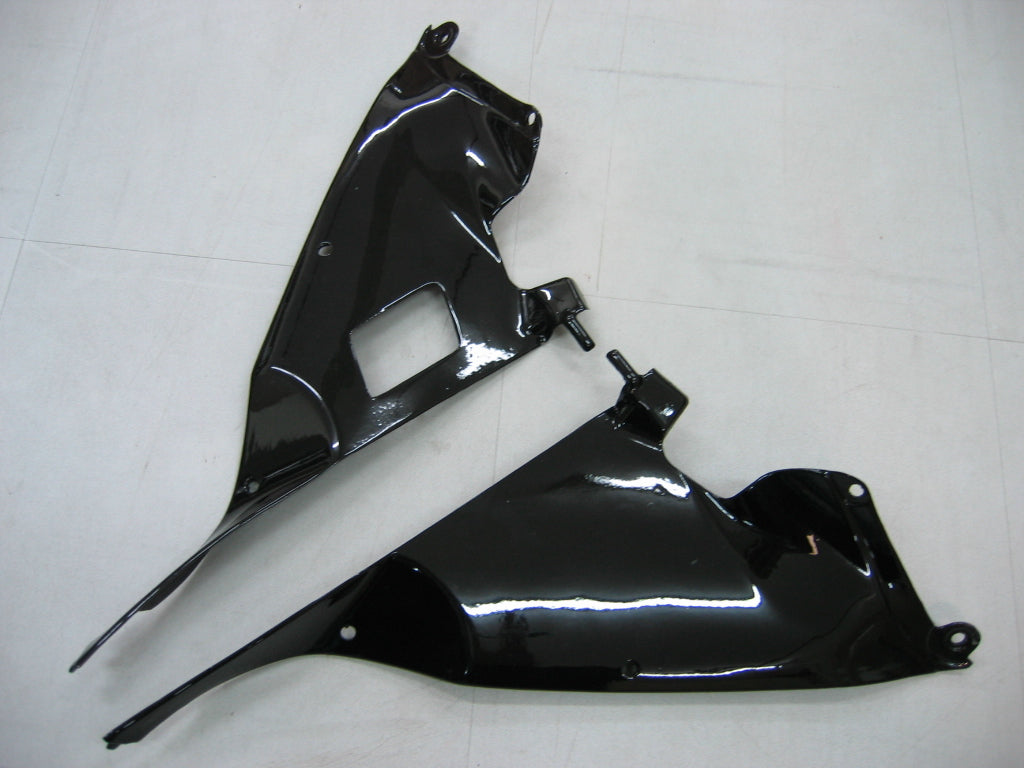 Amotopart Carénages 2006-2007 Suzuki GSXR 600 750 Argent &amp; Noir GSXR Generic