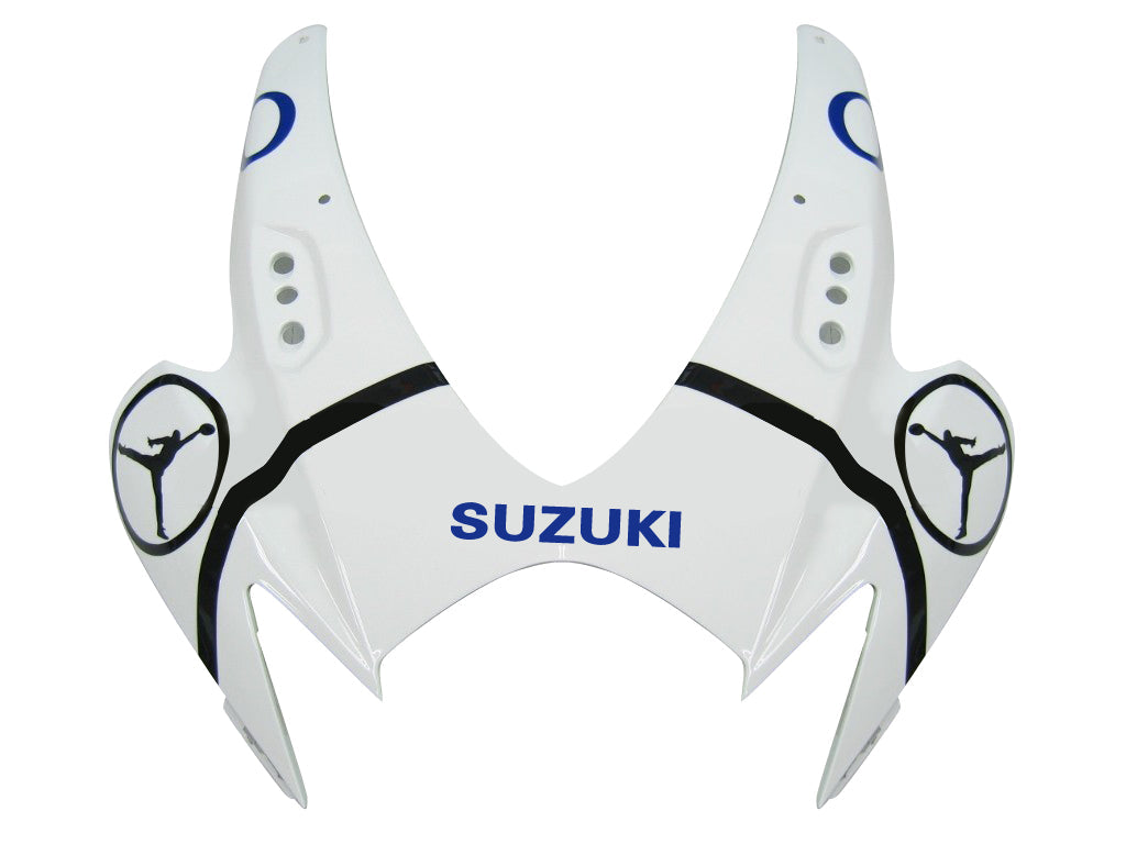 Carenados Amotopart 2006-2007 Suzuki GSXR 600 750 Blanco y Azul Jordan Genérico