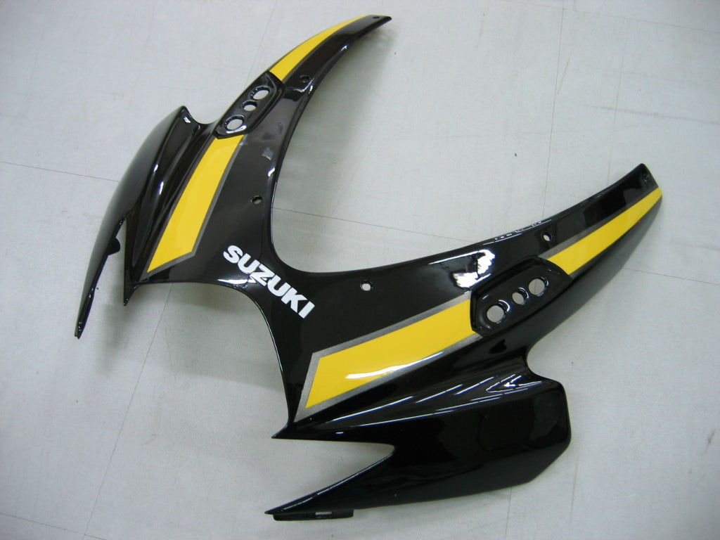 Carenado Amotopart 2006-2007 Suzuki GSXR 600 750 Negro y Amarillo GSXR Genérico