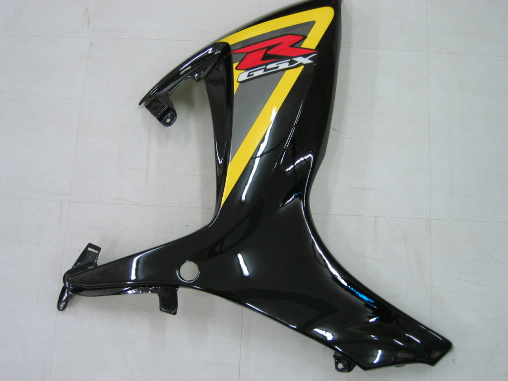 Carenado Amotopart 2006-2007 Suzuki GSXR 600 750 Negro y Amarillo GSXR Genérico