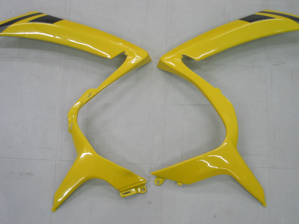 Carenado Amotopart 2006-2007 Suzuki GSXR 600 750 Negro y Amarillo GSXR Genérico