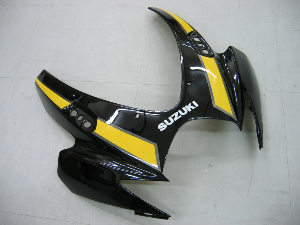 Carenado Amotopart 2006-2007 Suzuki GSXR 600 750 Negro y Amarillo GSXR Genérico