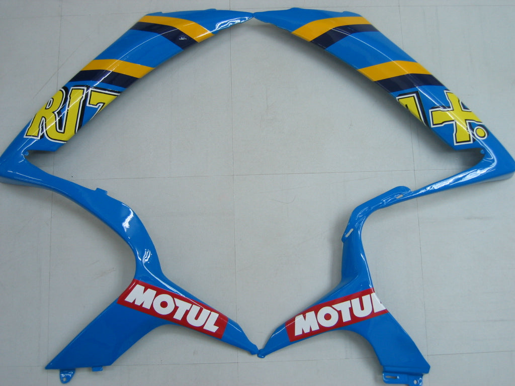 Carénages Amotopart 2006-2007 Suzuki GSXR 600 750 Bleu Rizla Generic