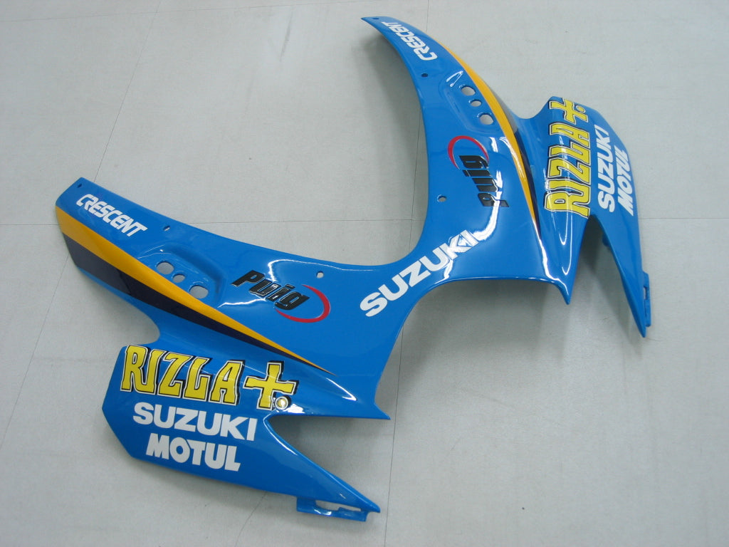 Carénages Amotopart 2006-2007 Suzuki GSXR 600 750 Bleu Rizla Generic