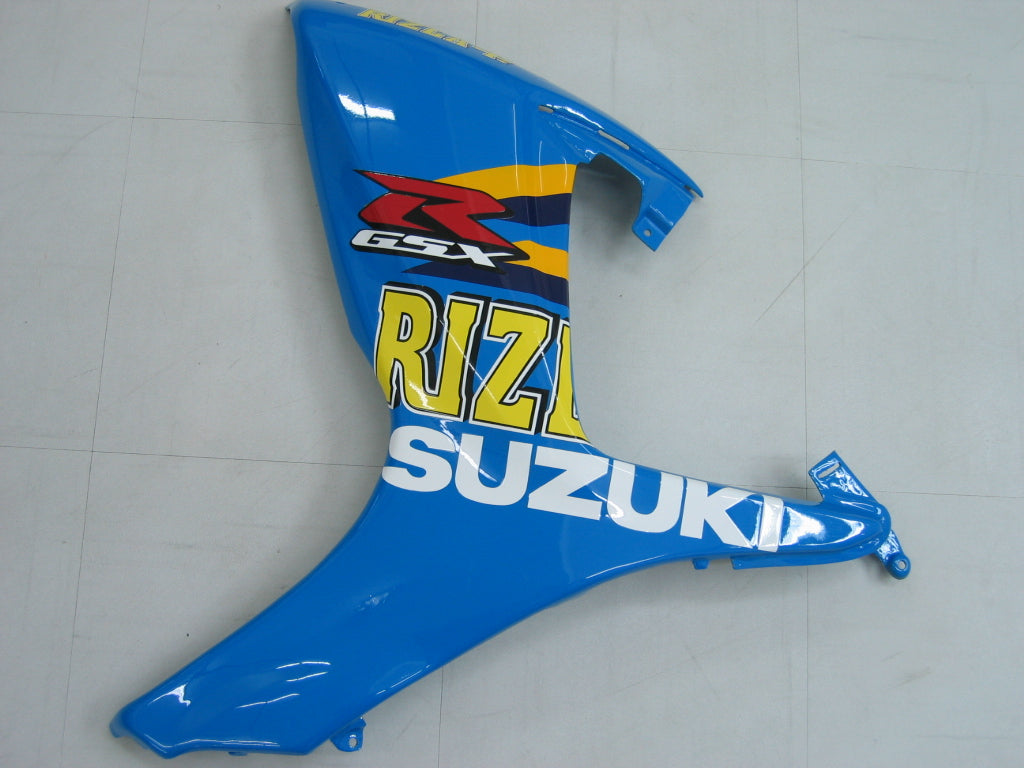 Carénages Amotopart 2006-2007 Suzuki GSXR 600 750 Bleu Rizla Generic