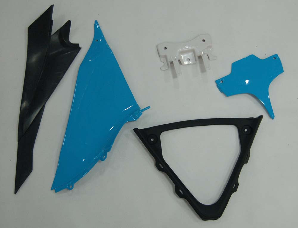 Carénages Amotopart 2008-2010 Suzuki GSXR 600 750 Bleu Rizla Generic