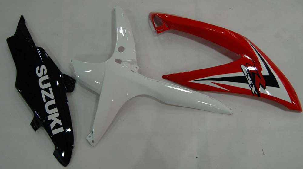 For GSXR 600/750 2008-2009 Bodywork Fairing Red ABS Injection Molded Plastics Set