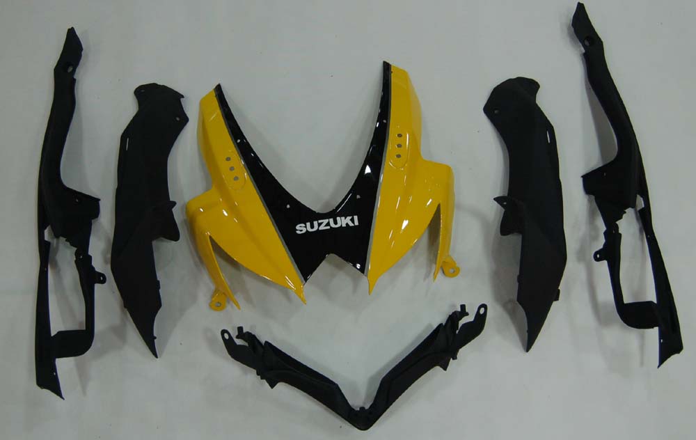 Carénages Amotopart 2008-20 10Suzuki GSXR 600 750 Noir &amp; Jaune GSXR Generic